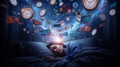 seeing numbers or clocks repeatedly dream meaning