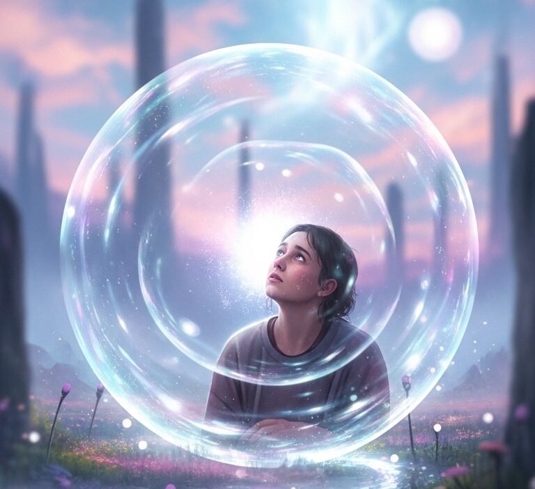Trapped in a Bubble or Force Field Dream Meaning