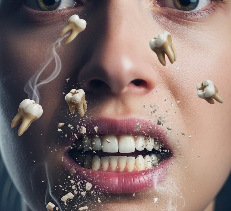 Teeth Crumbling or Falling Out Dream Meaning