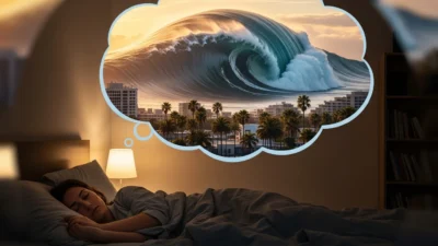 dreaming about tsunami