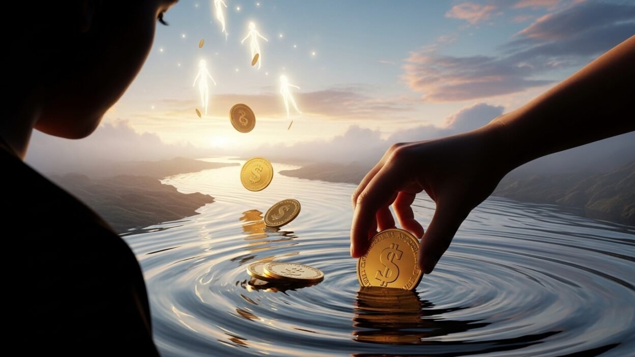 picking coins dream meaning