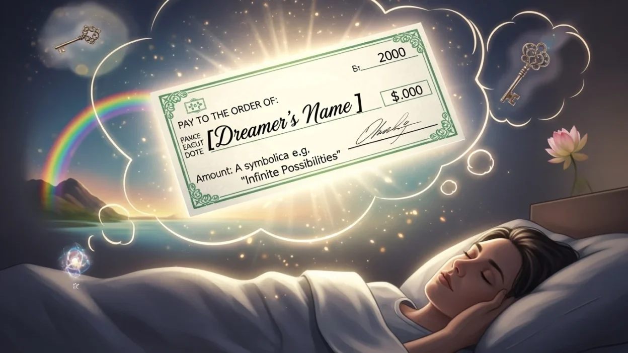 receiving a cheque dream meaning