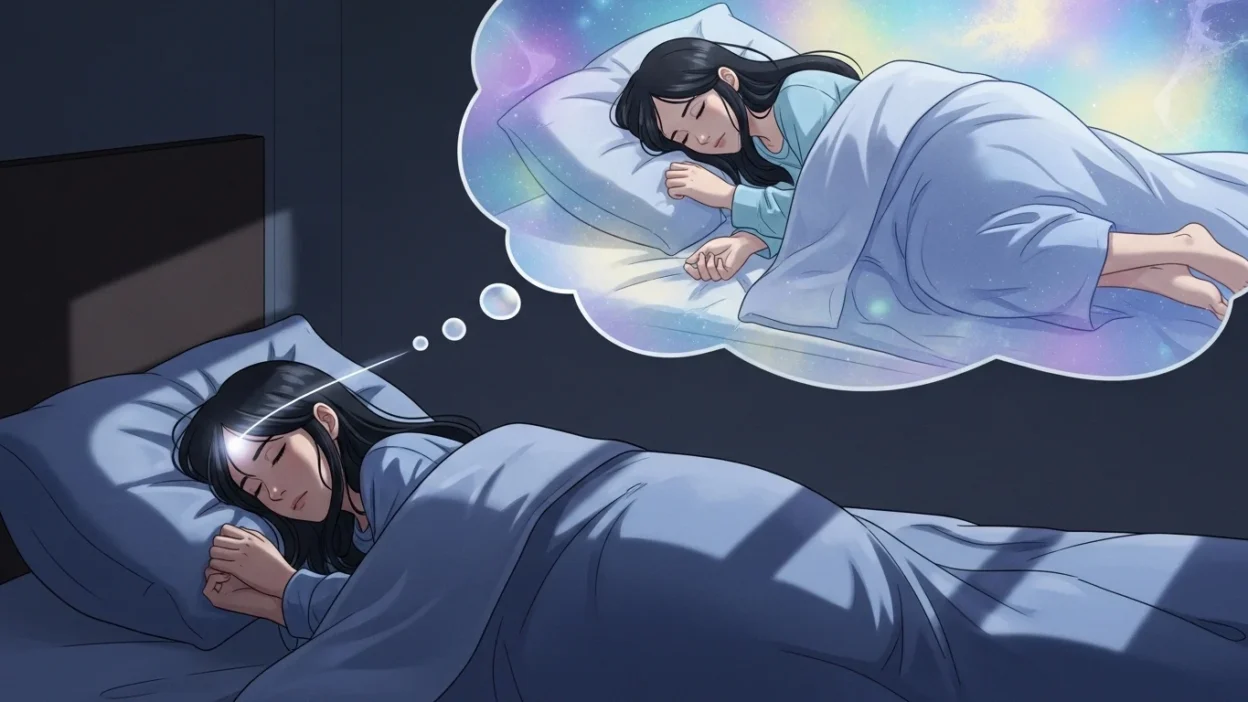 seeing yourself sleeping in dream meaning