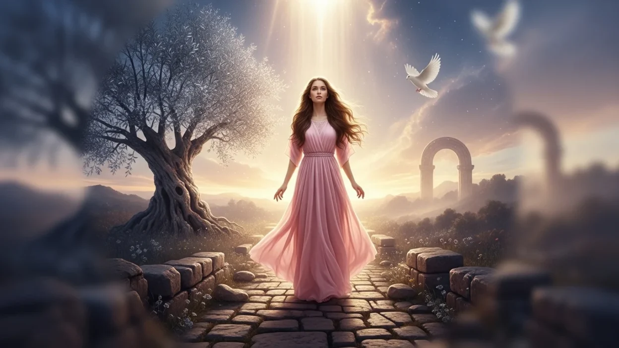 wearing pink in a dream biblical