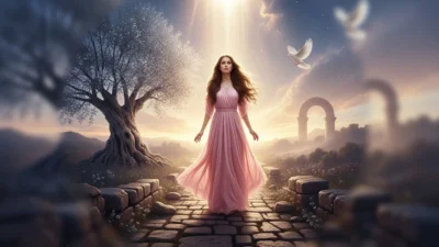 wearing pink in a dream biblical