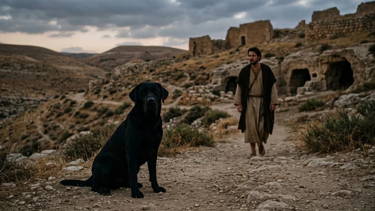 black dog in dream biblical meaning