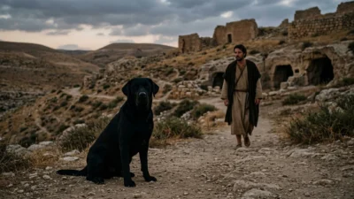 black dog in dream biblical meaning