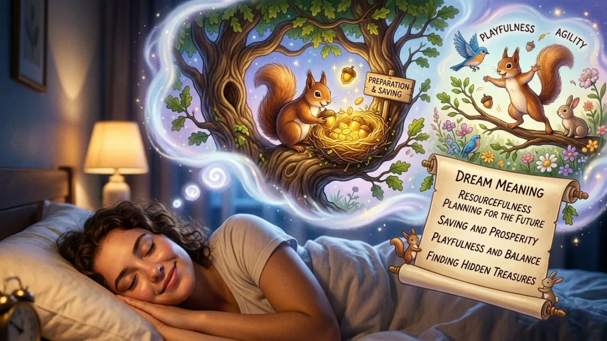 dreaming about a squirrel in dream meaning