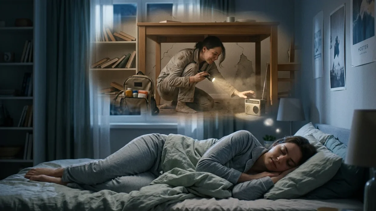 dreaming about surviving earthquake