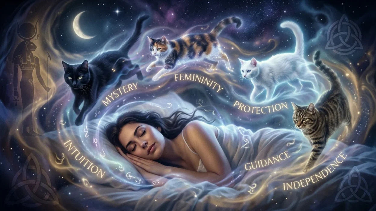 spiritual meaning of dreaming about cats