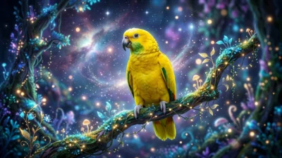 yellow-parrot-in-a-dream