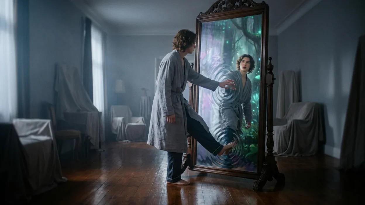 being able to walk through mirrors in a dream