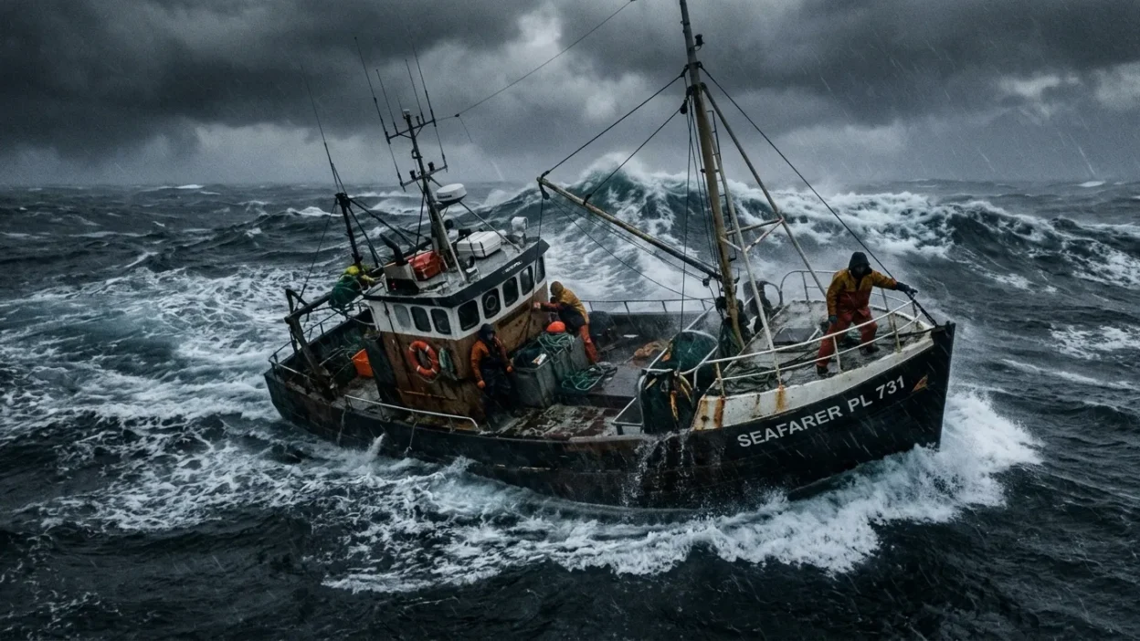 dream about being on a boat in a storm