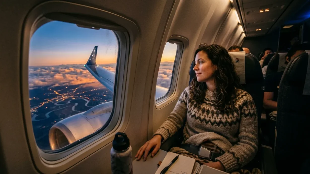 dream of being a passenger in an airplane