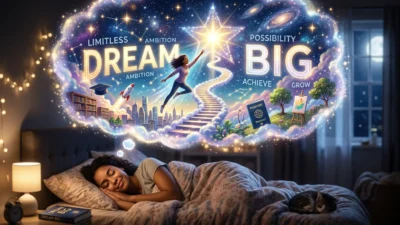 dreaming about dream big meaning