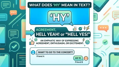 hy meaning in text