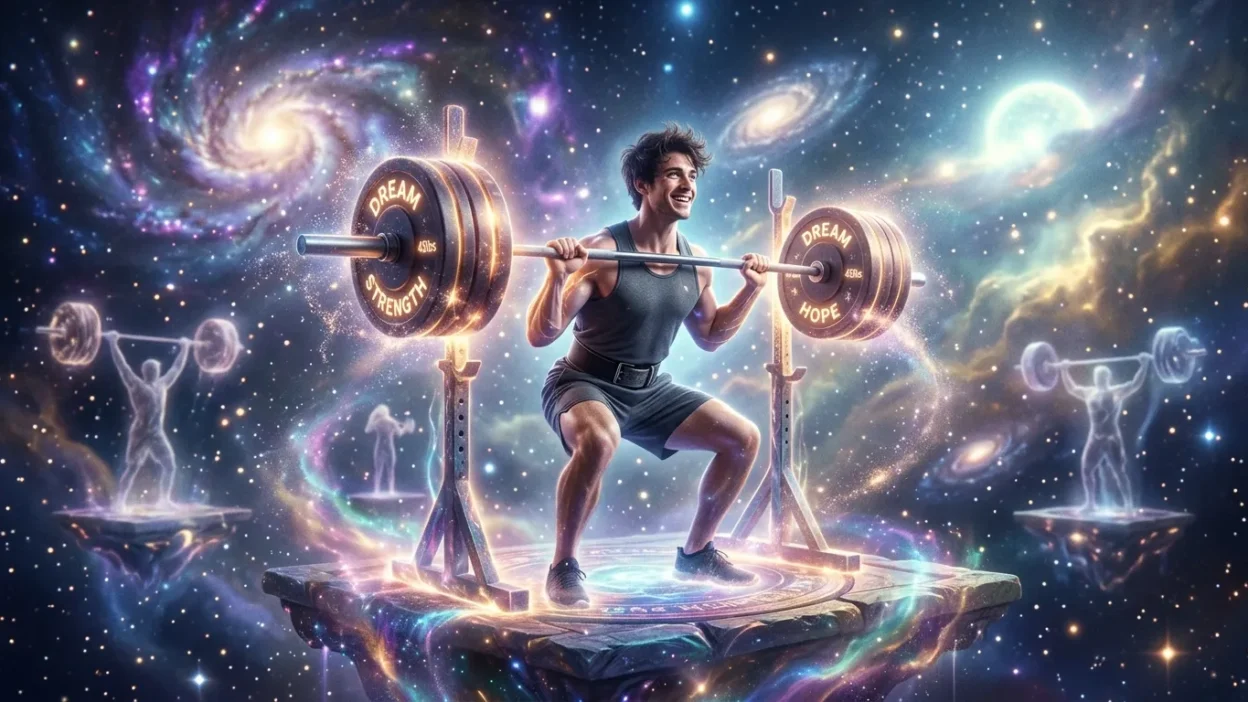 lifting weights in a dream