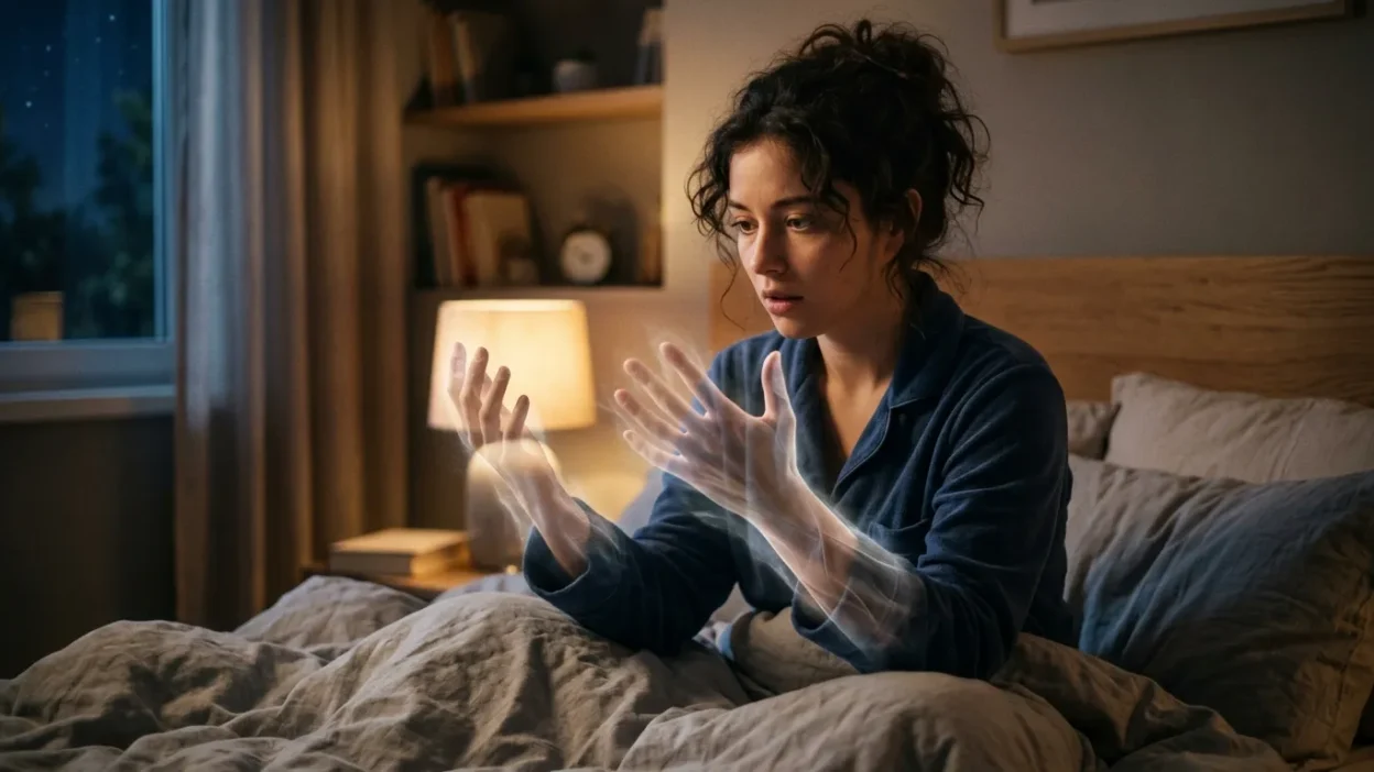 seeing your hands or body become transparent in a dream