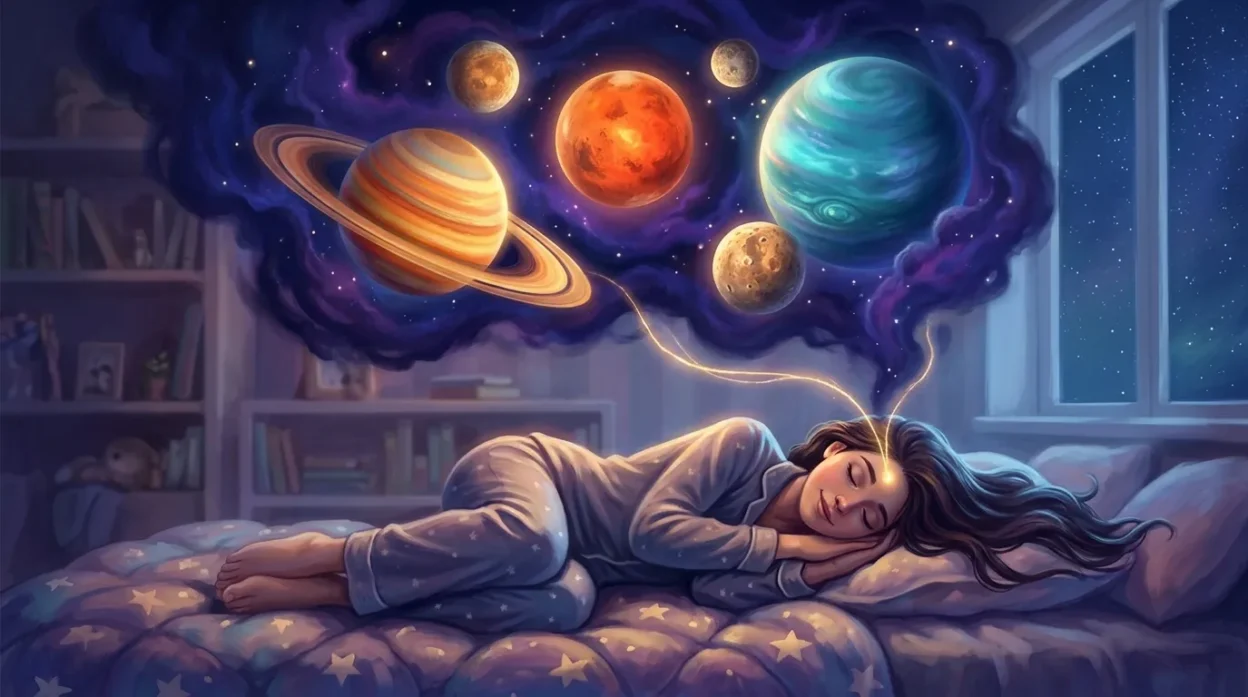 what does meaning seeing planets in a dream