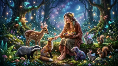 when youre feeding animals in a dream