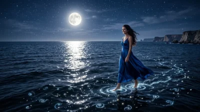 being-able-to-walk-on-water-in-a-dream-miraculous-mooches-on-the-moonlit-sea