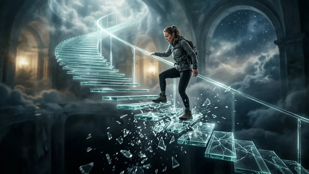 dream-about-climbing-glass-stairs-breaking