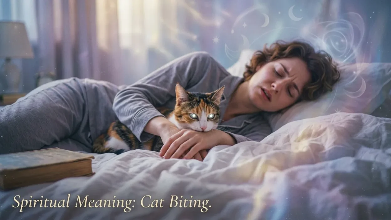 spiritual-meaning-of-cat-biting-you-in-a-dream