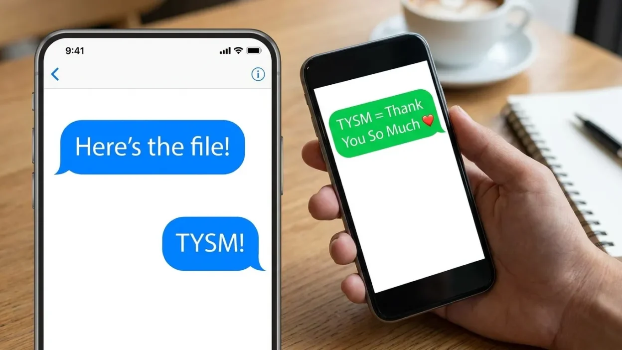 TYSM Meaning in Text Messages