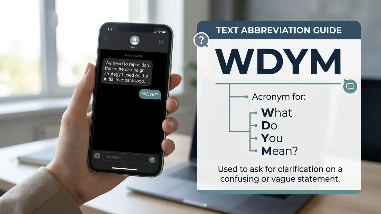 WDYM Meaning in Text