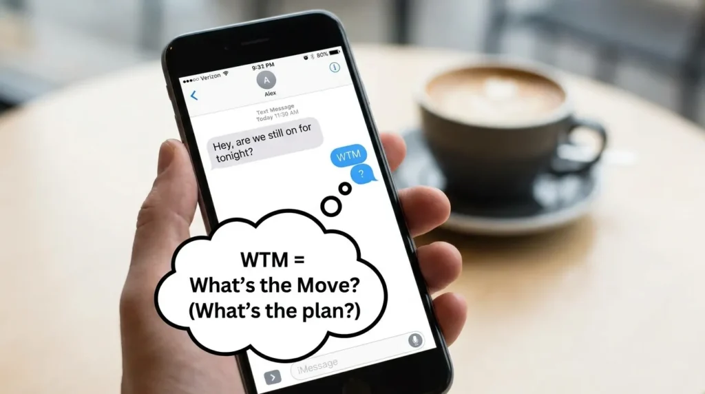 WTM Meaning in Text