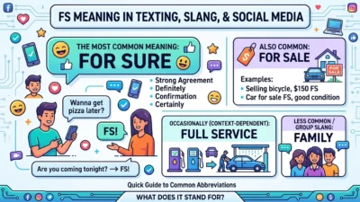 FS Meaning in Text