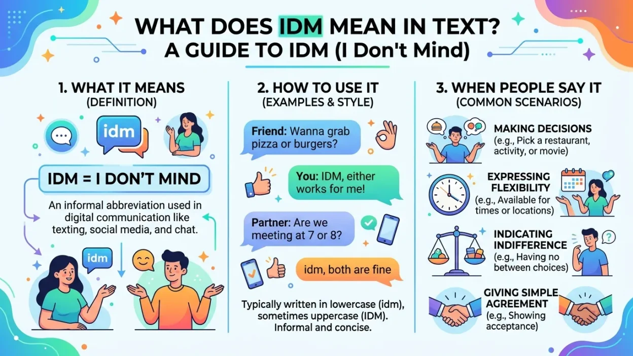 IDM Meaning in Text: What It Means