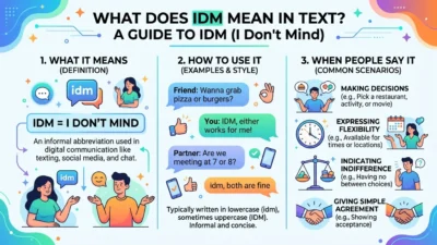 IDM Meaning in Text: What It Means