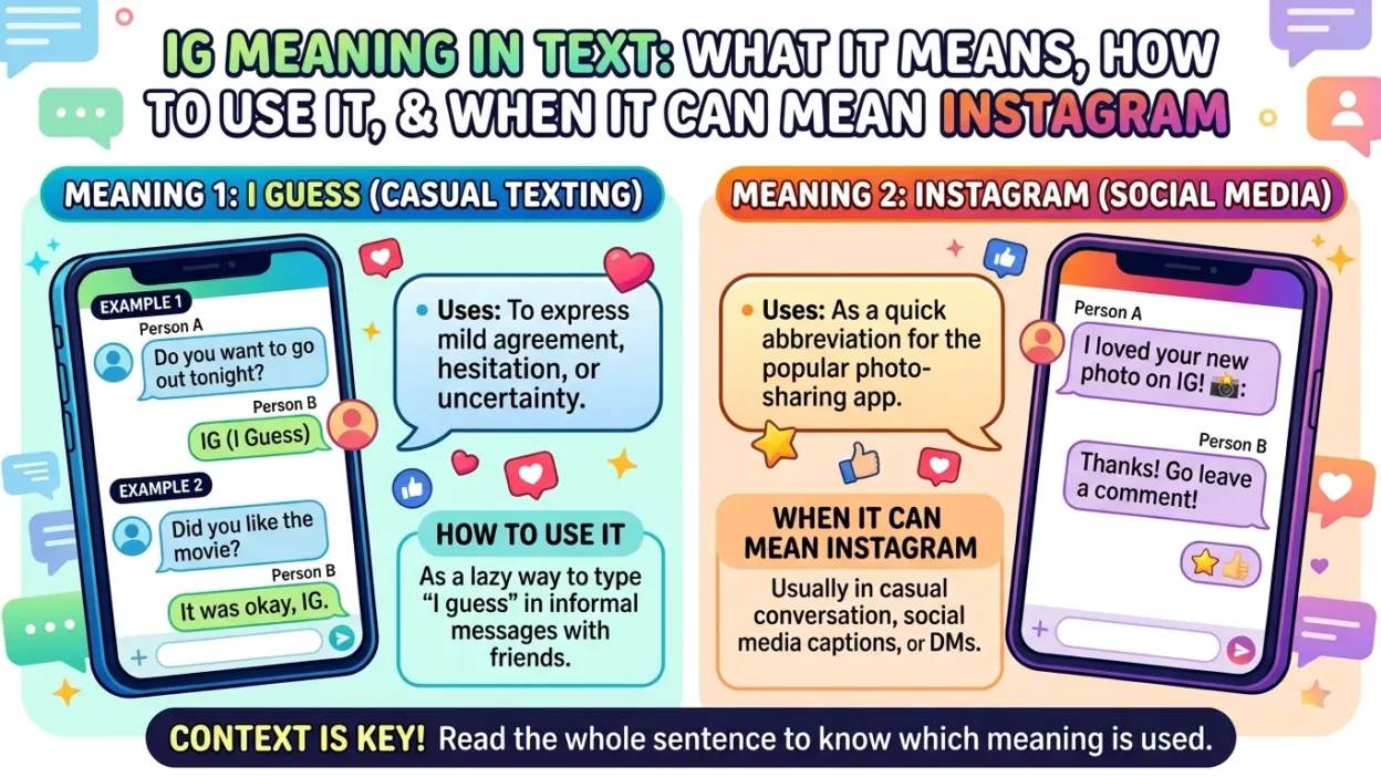 IG Meaning in Text: What It Means