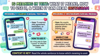 IG Meaning in Text: What It Means
