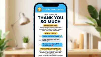 TYSM Meaning in Text