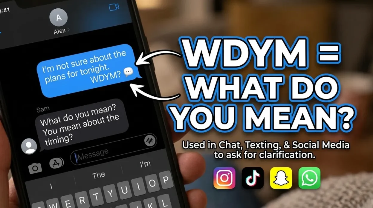 WDYM Meaning in Text