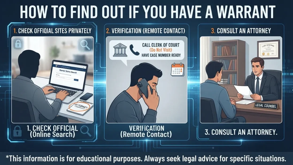 how to find out if you have a warrant